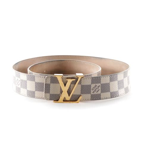 white damier louis vuitton belt fake|louis vuitton reversible belt price.